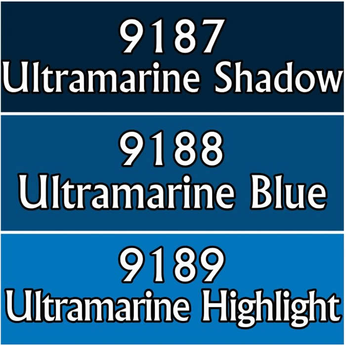 RPR09763 Ultramarine Blue Colors Triad (09187-09189) Acrylic Hobby Paint 2nd Image