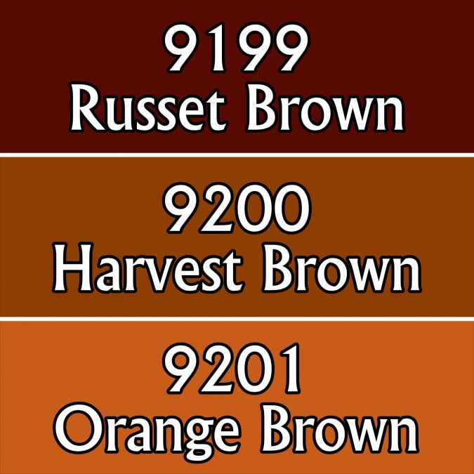 RPR09767 Autumn Browns Colors Triad (09199-09201) Acrylic Hobby Paint 2nd Image