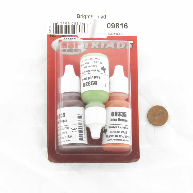 RPR09816 Exotics Triad Acrylic Reaper Master Series Hobby Paint Dropper Bottles Main Image