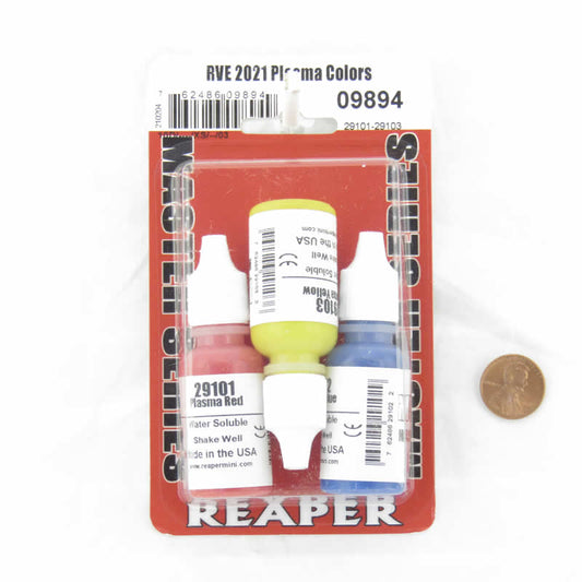 RPR09894 Plasma Triad Colors (29101-29103) Acrylic Reaper Master Series Hobby Paint Dropper Bottles Main Image