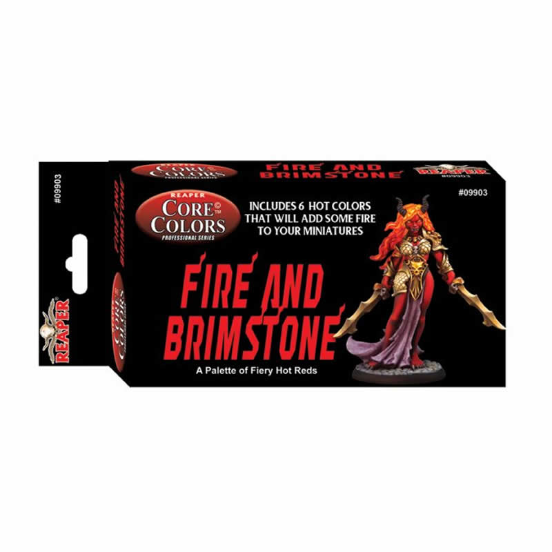 RPR09903 Fire And Brimstone Fiery Reds Set Acrylic Master Series Hobby Paint 3rd Image