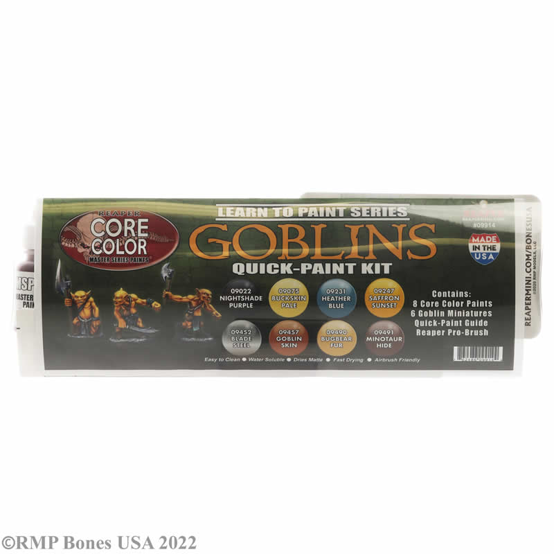 RPR09914 Goblins Quick Paint Kit Acrylic Master Series Hobby Paint Main Image