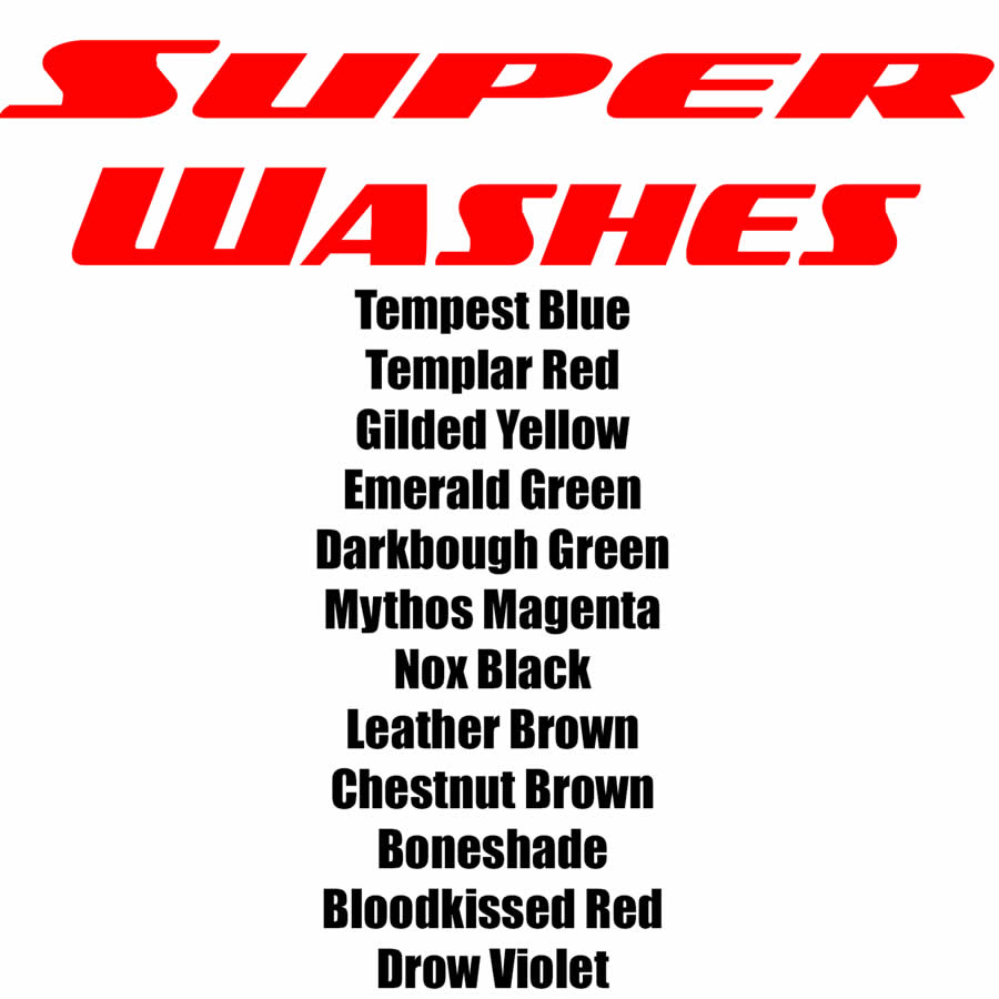 RPR09919PT Super Washes Quick Paint Kit  Acrylic Master Series Hobby Paint