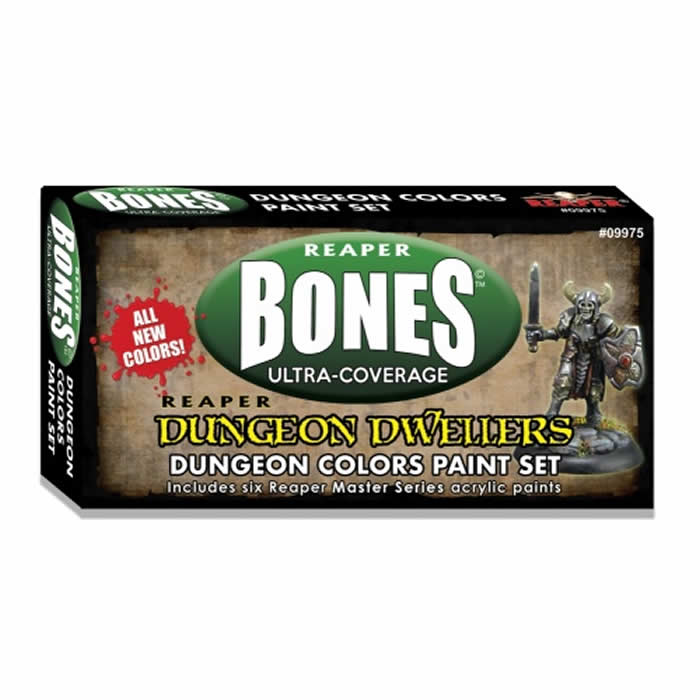 RPR09975 Dungeon Colors Paint Set Dungeon Dwellers Bones Reaper Main Image