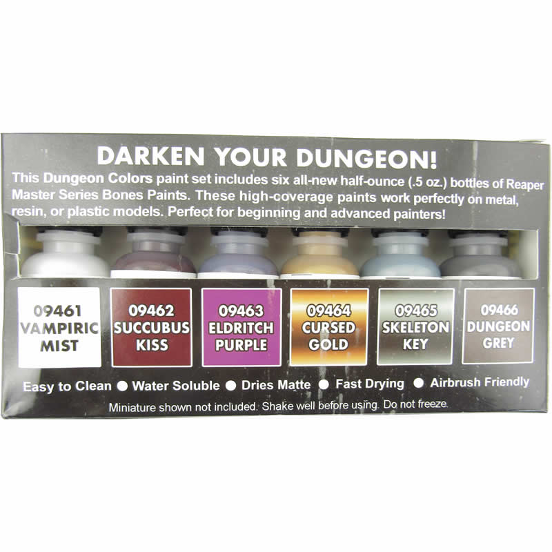 RPR09975 Dungeon Colors Paint Set Dungeon Dwellers Bones Reaper 2nd Image