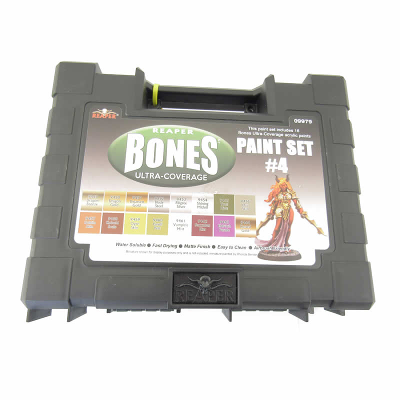 RPR09979 Master Series Bones Ultra-Coverage Acrylic Paint Set 4 Reaper 2nd Image