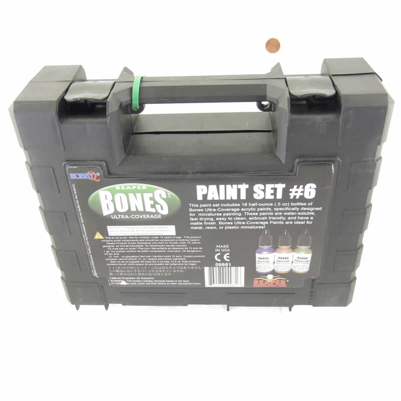 RPR09981 Master Series Bones Ultra-Coverage Acrylic Paint Set 6 Reaper 3rd Image