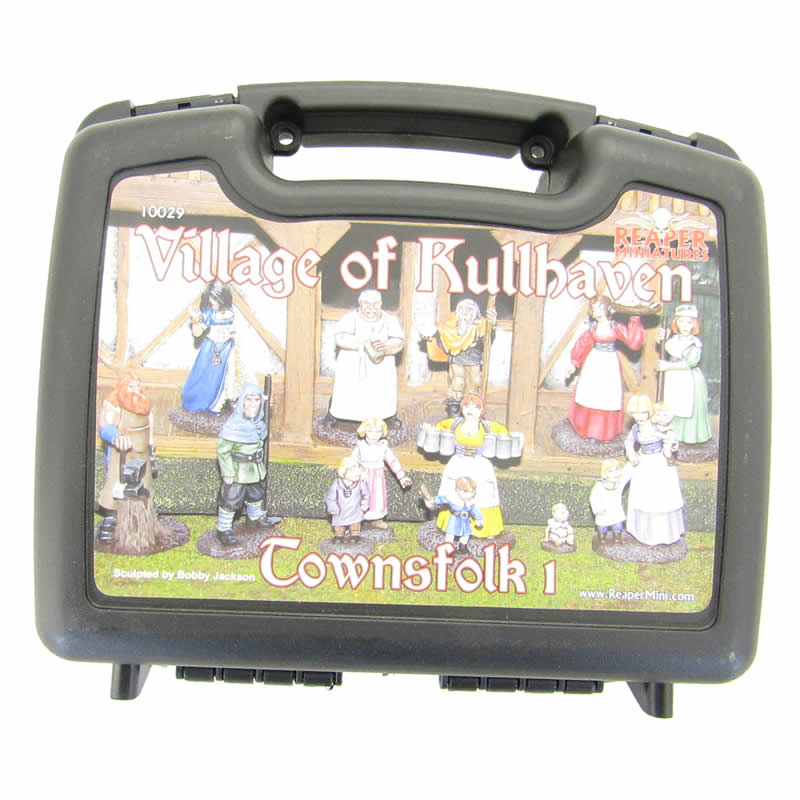 RPR10029 The Village of Kullhaven Townsfolk I Boxed Set Miniatures Reaper Miniatures Main Image