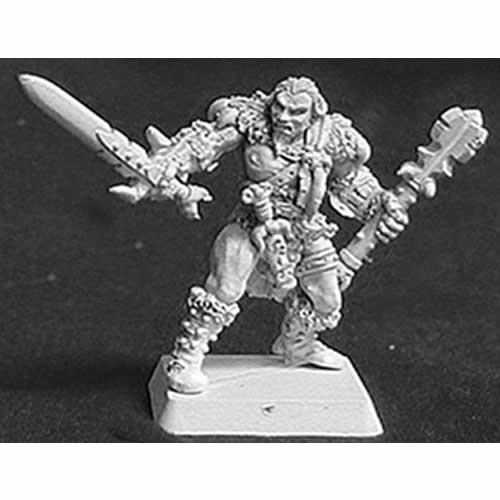 RPR14002 Grundor Hoardtaker Mercenaries Sergeant Miniature Main Image