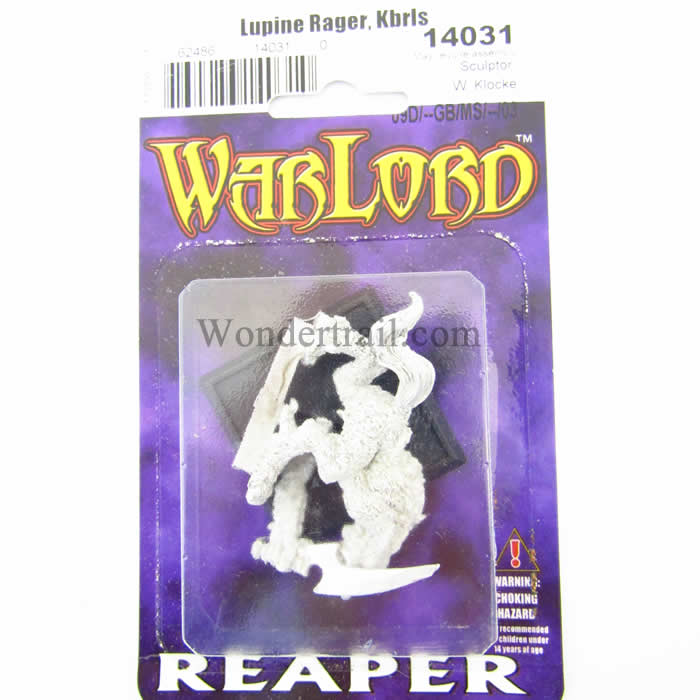 RPR14031 Rageclaw Warrior Miniature 25mm Heroic Scale Warlord Reaper 2nd Image