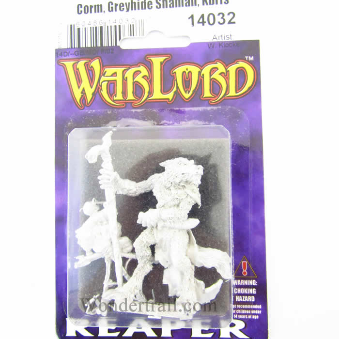 RPR14032 Corm Ghostmane Shaman Miniature 25mm Heroic Scale Warlord 2nd Image