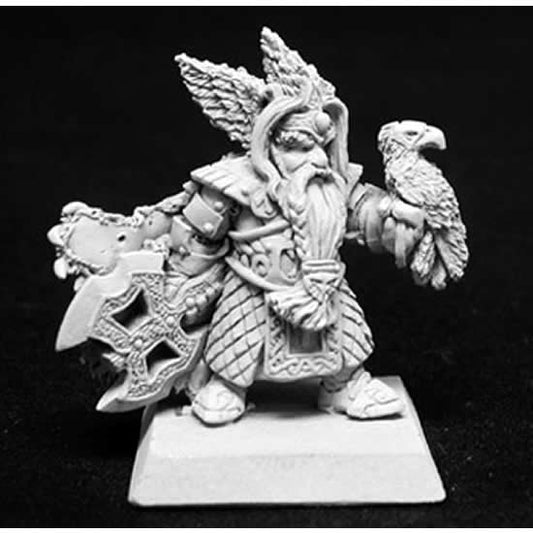 RPR14042 Thorgram Dwarf Warlord Miniature 25mm Heroic Scale Warlord Main Image