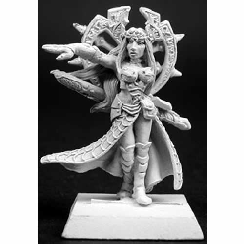 RPR14065 Witch Queen Darkspawn Warlord Miniature 25mm Heroic Scale Main Image