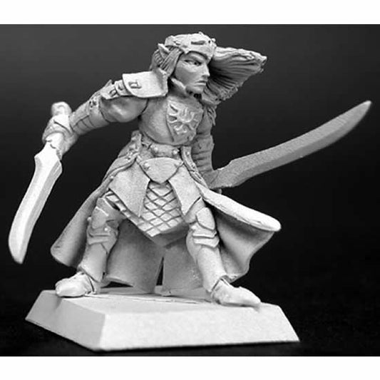 RPR14066 Danithal Elven Warlord Miniature 25mm Heroic Scale Warlord Main Image