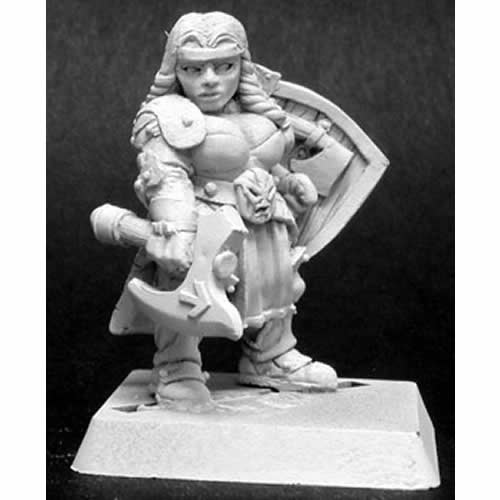 RPR14085 Freja Fangbreaker Dwarf Sergeant Miniature 25mm Heroic Scale Main Image