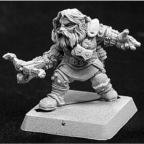 RPR14130 Snorri Dwarf Solo Miniature 25mm Heroic Scale Warlord Main Image