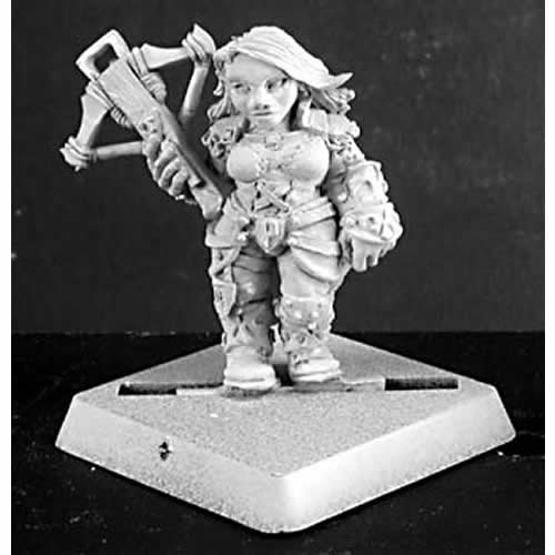 RPR14143 Kara Foehunter-Dwarf Hero Miniature 25mm Heroic Scale Main Image