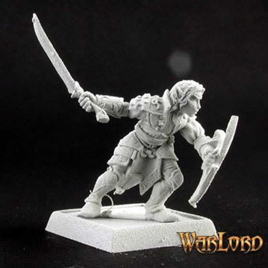 RPR14217 Meridh Elven Sergeant Miniature 25mm Heroic Scale Warlord Main Image