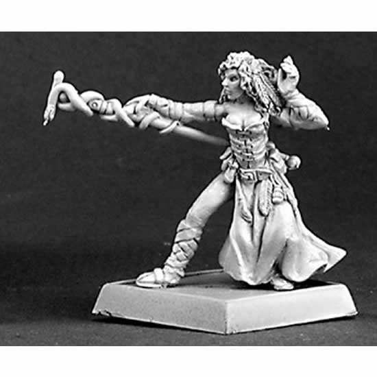 RPR14330 Gars Necka Mercenaries Sorceress Miniature 25mm Heroic Scale 3rd Image