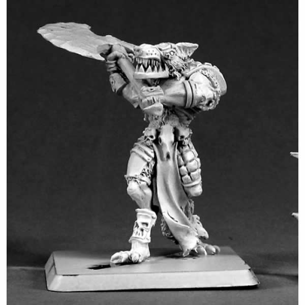RPR14520 Kainus Lupine Captain Miniature 25mm Heroic Scale Warlord 3rd Image