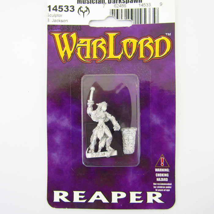 RPR14533 Darkspawn Musician Miniature 25mm Heroic Scale Warlord 2nd Image