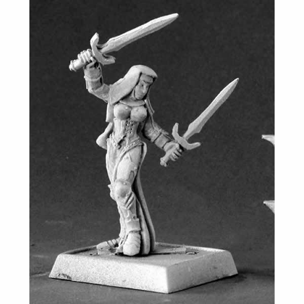 RPR14543 Majeda Battle Nun Miniature 25mm Heroic Scale Warlord Main Image