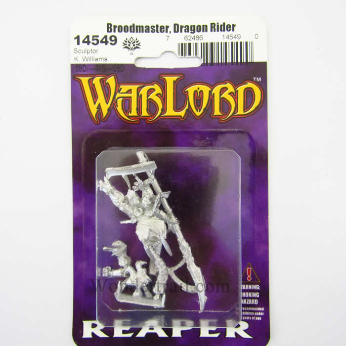 RPR14549 Brood Dragon Rider Miniature 25mm Heroic Scale Warlord 2nd Image