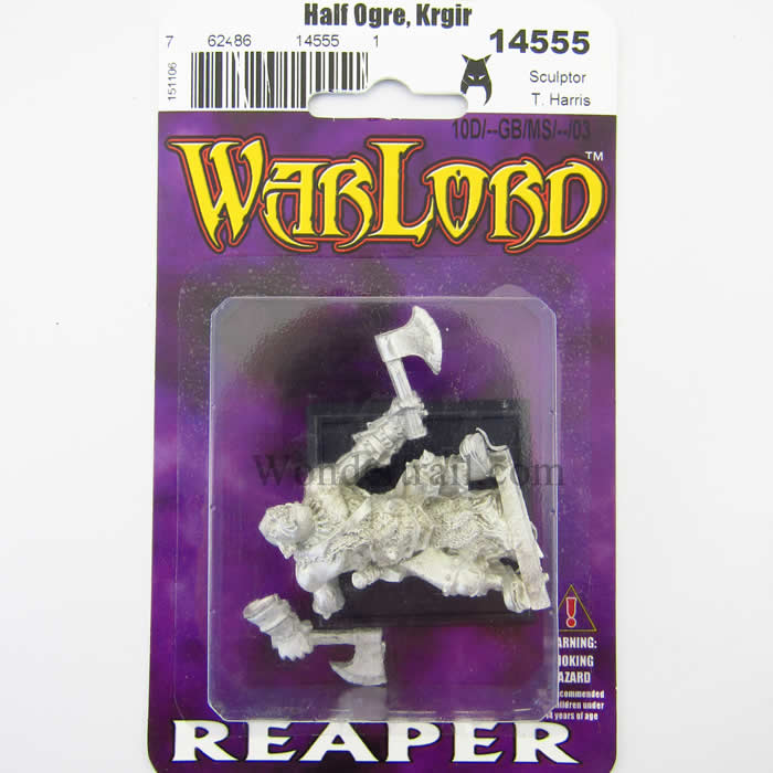 RPR14555 Half Ogre Warrior Miniature 25mm Heroic Scale Warlord 2nd Image