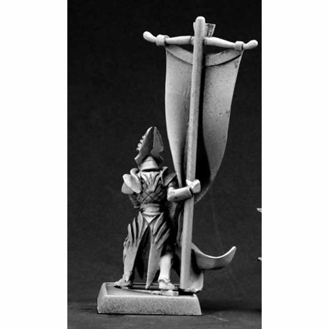 RPR14557 Elven Standard Bearer Miniature 25mm Heroic Scale Warlord 3rd Image