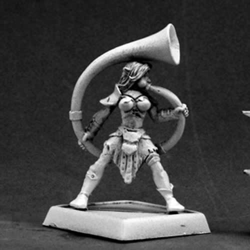 RPR14558 Elven Musician Miniature 25mm Heroic Scale Warlord Main Image