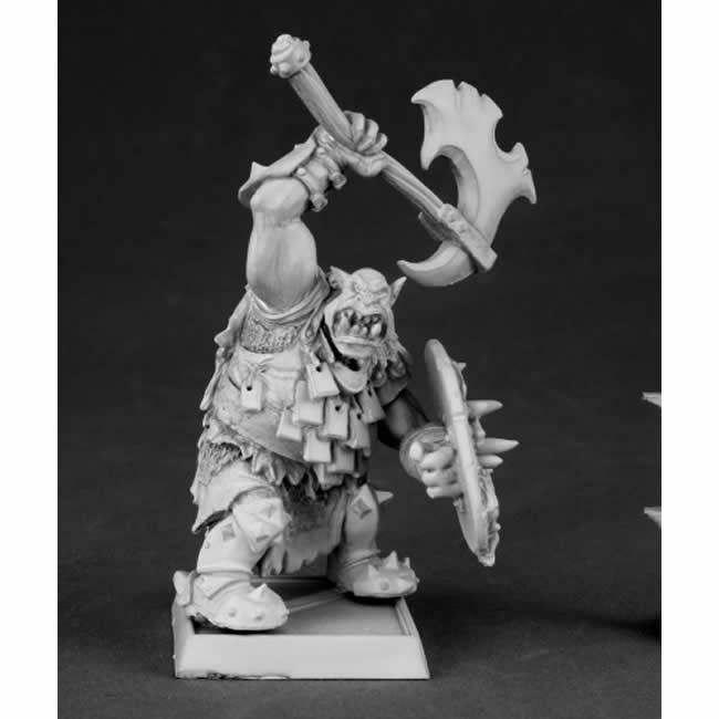 RPR14560 Kavorgh Black Orc Miniature 25mm Heroic Scale Warlord 3rd Image