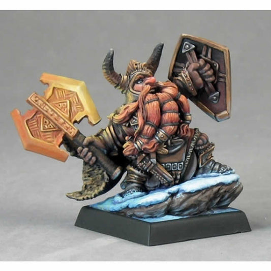 RPR14561 King Axehelm of Kragmarr Miniature 25mm Heroic Scale Warlord Main Image