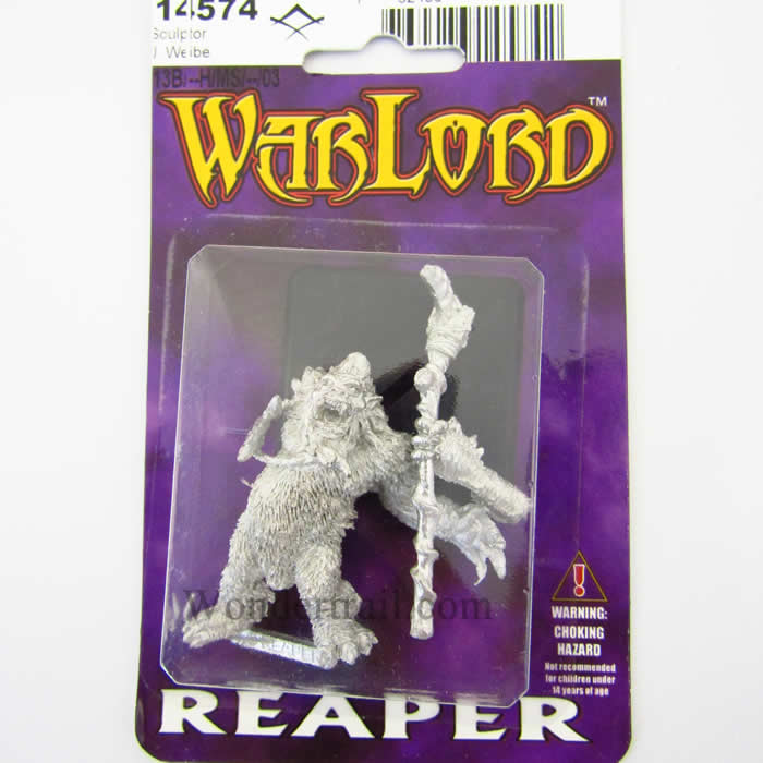 Reaper Miniatures RPR14574 Yeti Shaman Icstd Warlord Miniatures