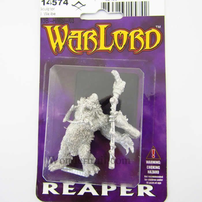 RPR14574 Yeti Shaman Icstd Miniature 25mm Heroic Scale Warlord 2nd Image