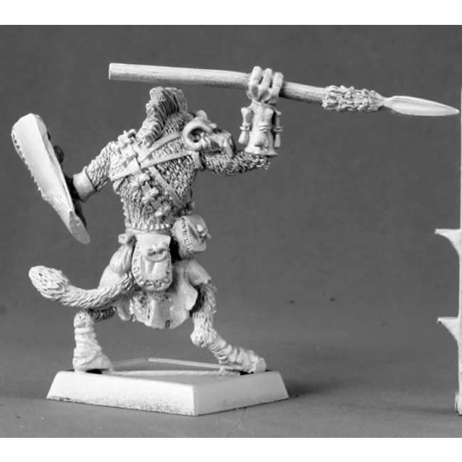 RPR14577 Gnoll Raider Krgir Miniature 25mm Heroic Scale Warlord 3rd Image