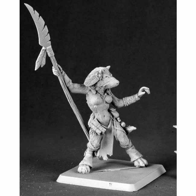 RPR14593 Kashia Ghostmane Tribe Lupine Miniature 25mm Heroic Scale 3rd Image