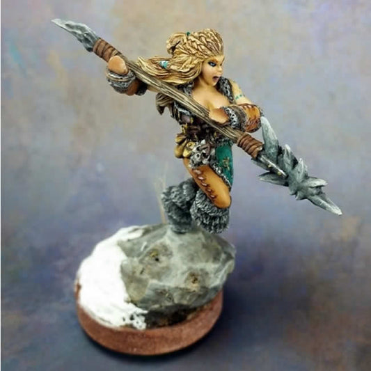 RPR14600 Kaya the Reaper Female Barbarian Sergeant Miniature Main Image