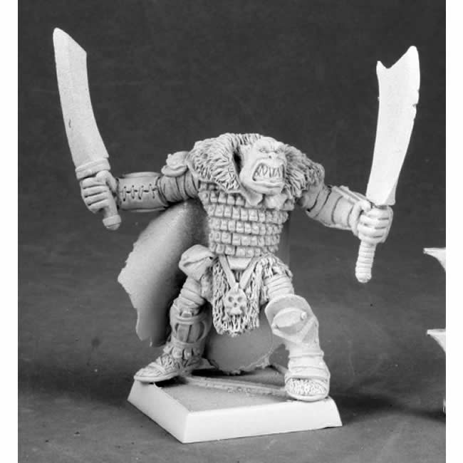 RPR14602 Torg Orc Tundra Stalker Sergeant Miniature 25mm Heroic Scale 3rd Image