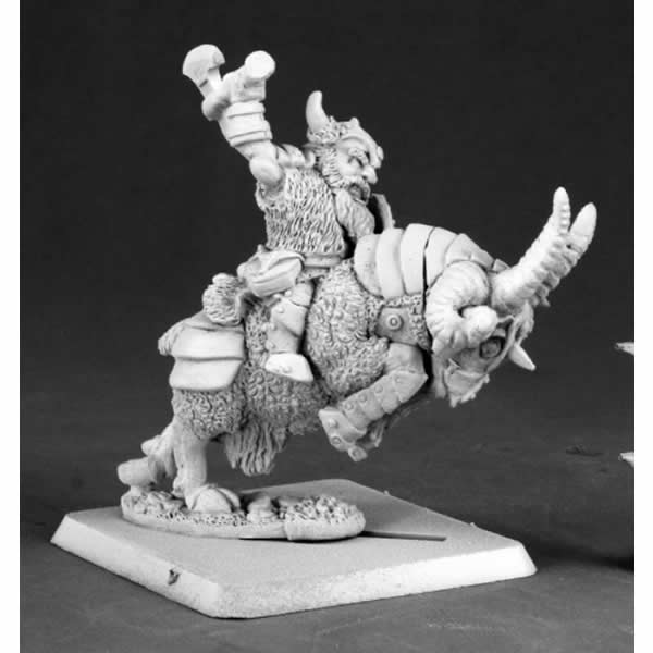 RPR14607 Kragmarr Ram Rider Miniature 25mm Heroic Scale Warlord Main Image