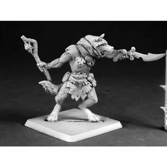 RPR14613 Luta Rageclaw Shaman Miniature 25mm Heroic Scale Warlord Main Image