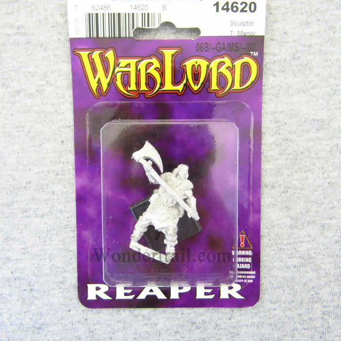 RPR14620 Barbarian Axeman of Icingstead 25mm Scale Warlord Series Reaper Miniatures 2nd Image