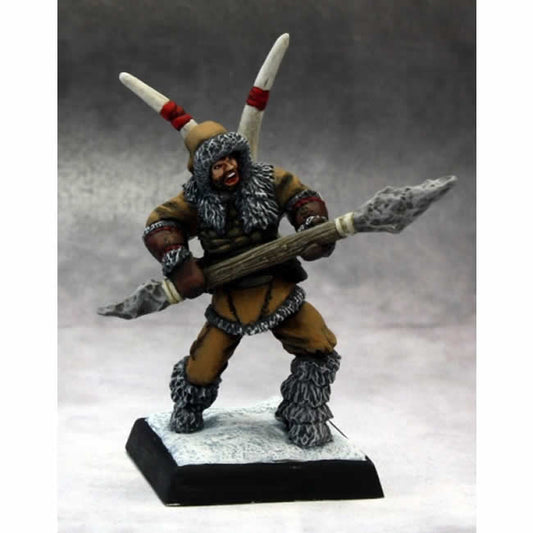 RPR14644 Nanoc Spearmaster Miniature 25mm Heroic Scale Warlord Main Image