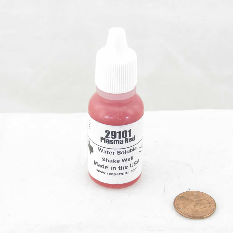 RPR29101 Plasma Red Acrylic Reaper Master Series Hobby Paint .5oz Dropper Bottle Main Image