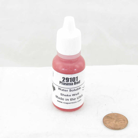 RPR29101 Plasma Red Acrylic Reaper Master Series Hobby Paint .5oz Dropper Bottle Main Image