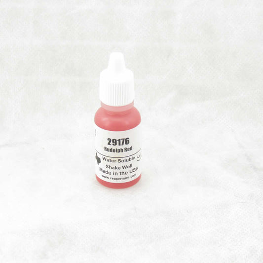 RPR29176 Rudolph Red Acrylic Reaper Master Series Hobby Paint .5oz Dropper Bottle