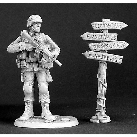 RPR30003 US Army Serviceman Miniature 54mm Scale Master Series