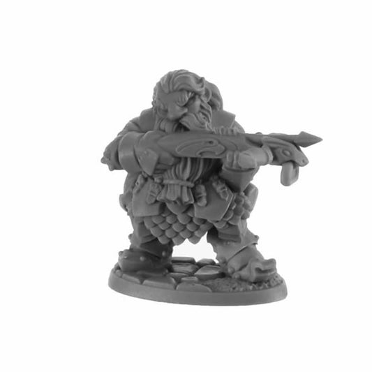 RPR30010 Berg Ironthorn Dwarf Crossbowman Miniature Figure 25mm Heroic Scale Reaper Bones USA Main Image