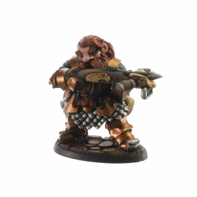 RPR30010 Berg Ironthorn Dwarf Crossbowman Miniature Figure 25mm Heroic Scale Reaper Bones USA 4th Image