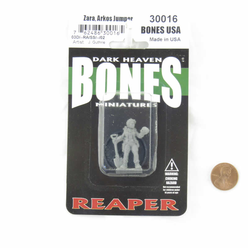 RPR30016 Zara Arkos Jumper Miniature Figure 25mm Heroic Scale Reaper Bones USA 2nd Image