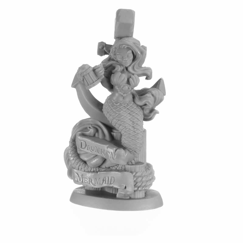 RPR30041 The Drunken Mermaid Miniature Figure 25mm Heroic Scale Reaper Bones USA Main Image